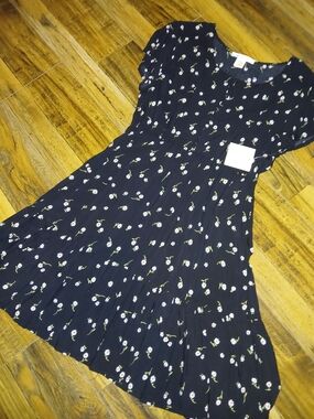 Target Navy Floral Mini Dress